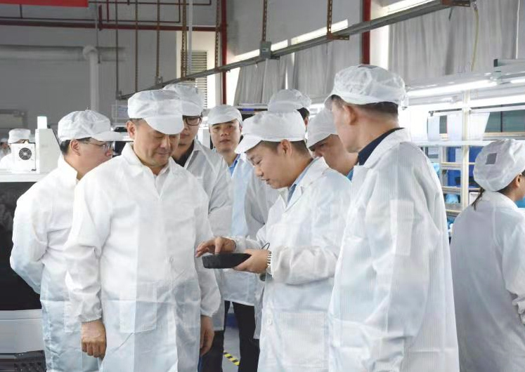 六盘水市委书记陈敏率队到67381顶级娱乐官网调查
